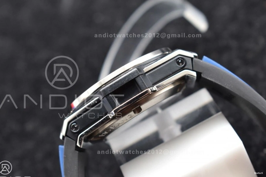 ZF Titanium Strap on Unico A1280 Edition Blue 1:1 Bang Dial Rubber Hublot Blue Skeleton Big Best 1119